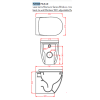 Унитаз приставной ArtCeram File 2.0 FLV005 05;00 белый матовый