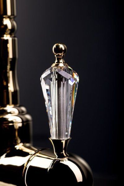 Смеситель Boheme Vogue 223-SW для ванны с душем, хром, ручка с прозрачным Swarovski