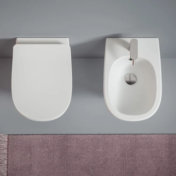 Унитаз подвесной Artceram Ten TEV006 01 00 безободковый, белый