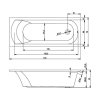 Ванна акриловая Riho Miami BB6200500000000 170x70