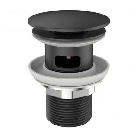 Донный клапан BelBagno BB-SAT-NERO черный матовый