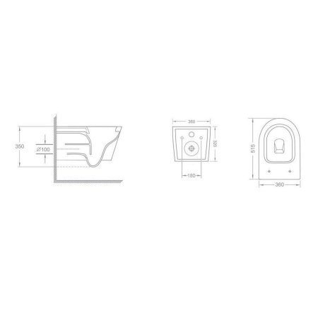 Унитаз подвесной Teka Nexos 117320001