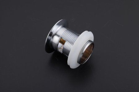 Донный клапан для раковины с переливом Frap F60-2, хром