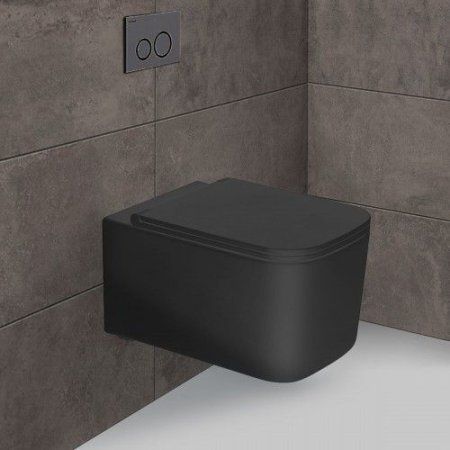 Унитаз Vincea Ultra VT1-32MB (подвесной) матовый черный