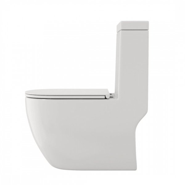 Унитаз напольный Maretti Elena безободковый с микролифтом, EA10MNBM18-844, белый