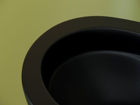 Унитаз подвесной Ceramica Nova Uno CN11001MB микролифт, черный матовый