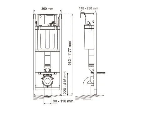 Инсталляция Wirquin Initio (55950020)
