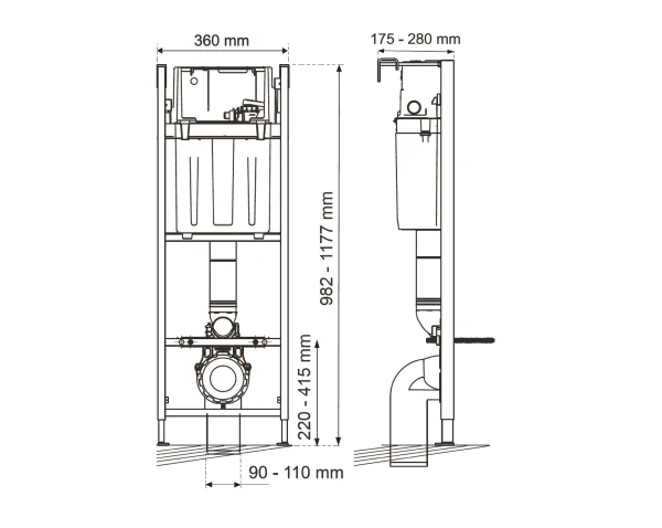 Инсталляция Wirquin Initio (55950020)