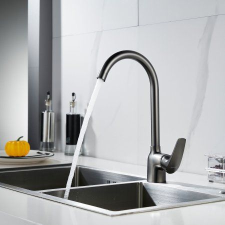 Смеситель для кухни Shevanik S5MY05GH3THC, Оружейная сталь