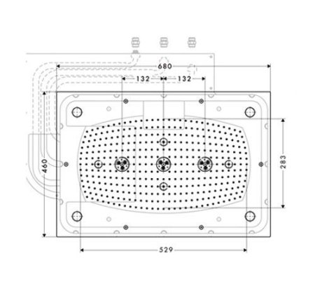 Верхний душ Hansgrohe Raindance 28418000 хром
