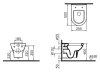 Унитаз подвесной VitrA Zentrum 5785B003-6077 с микролифтом