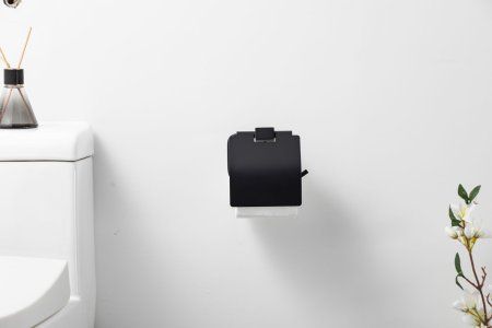 Держатель туалетной бумаги Frap F30603-6, черный