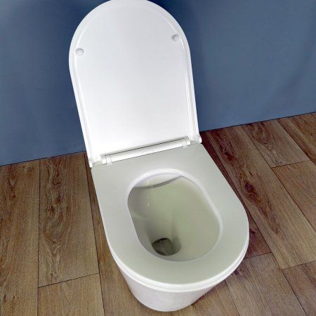 Унитаз подвесной Teymi Solli безободковый, сиденье микролифт T40201