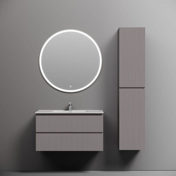 Тумба подвесная SANCOS Snob T 890х445х500, c двумя ящиками оснащенными доводчиками, Doha Soft, SNT90SM