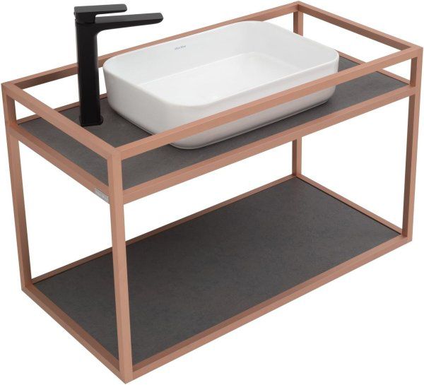 Консоль под раковину Allen Brau Liberty 90 1.33003.60 медь браш