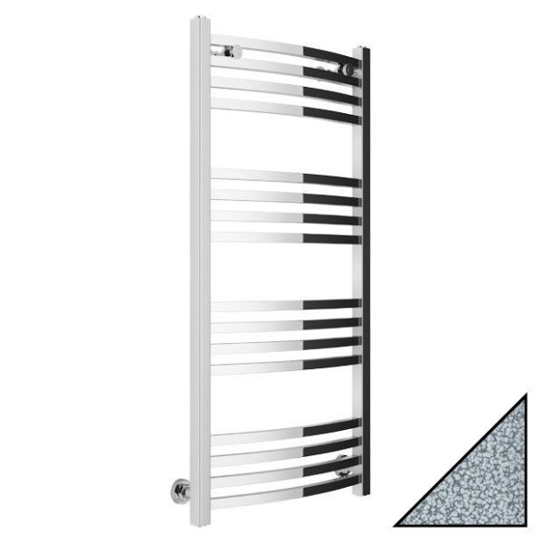 Полотенцесушитель водяной Сунержа Аркус 1000х500 античное белое серебро