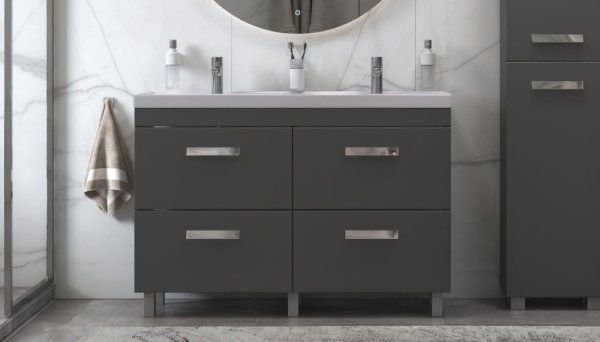 Тумба напольная Velvex Orlando 120, серый (tn.ORL.CLA.120.4Y графит)