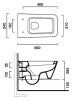 Унитаз подвесной Catalano Proiezioni 56