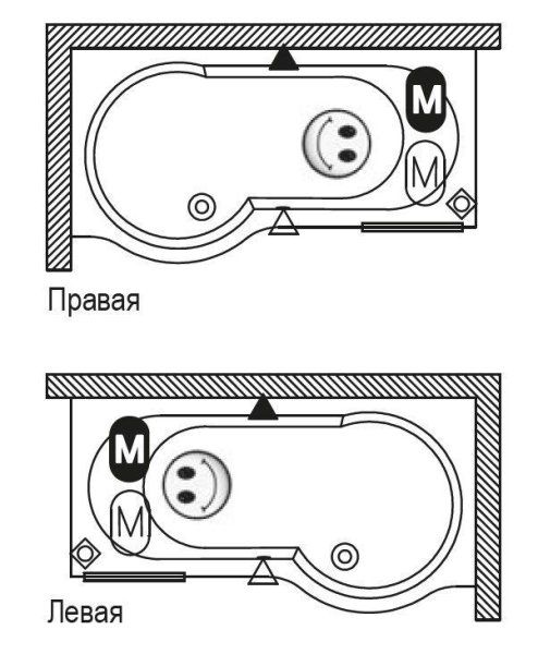 Ванна акриловая Riho Dorado BA8000500000000 170x75 R