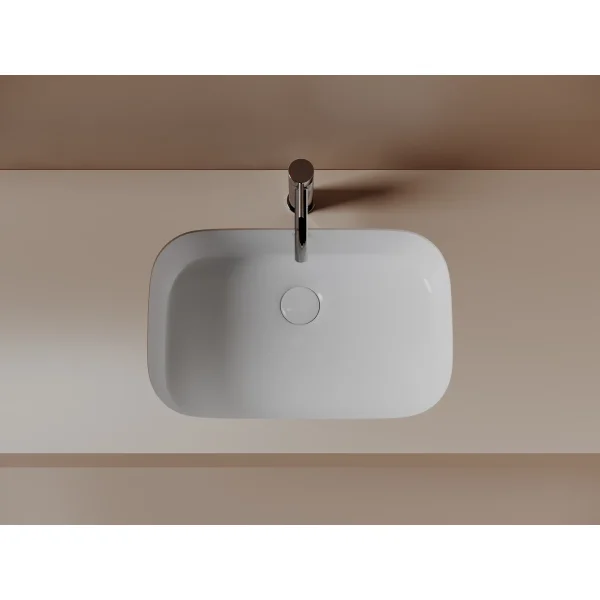 Раковина Ceramicanova Era CN15006 57x39,5 см, встраиваемая снизу, белый