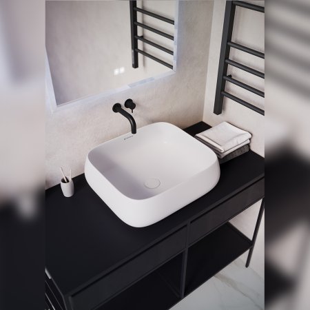 Раковина чаша Terminus Сицилия 01RN44x39x15W, белый