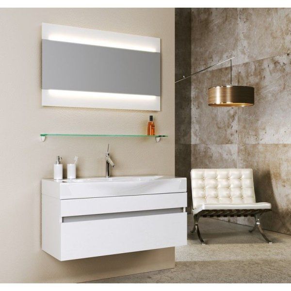 Мебель для ванной Aqwella 5 stars Bergamo Ber.01.08/W 80 подвесная белая