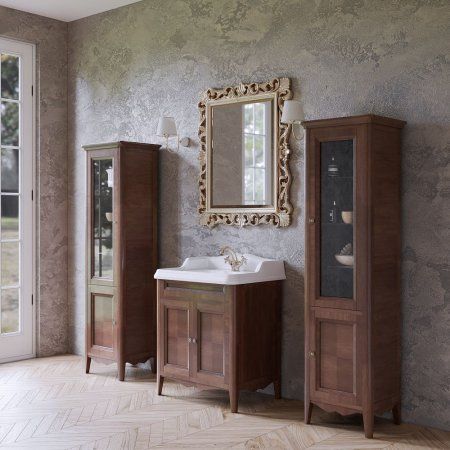 Мебель для ванной Tiffany World Veronica Nuovo VER2073-N+AR834bi*1 комплект 73 орех