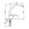 Смеситель для кухонной мойки MIXLINE ML-GS01 (526181)