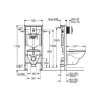 Комплект Grohe Solido 39192000 подвесной унитаз + инсталляция + кнопка