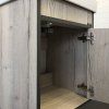 Тумба-умывальник COMFORTY "Вена-45" дуб дымчатый с раковиной Адриана 45