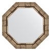 Зеркало Evoform Octagon BY 7322 58x58 серебряный бамбук