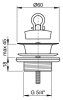 Слив для раковины AlcaPlast A439 5/4 цельнометаллический