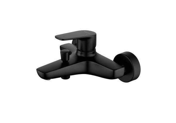 Смеситель для ванны AQUATEK, матовый черный AQ1140MB БЕТТА, Черный матовый