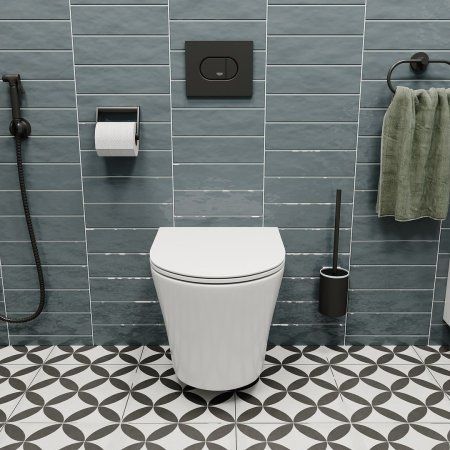 Унитаз подвесной Teymi Ellie безободковый, сиденье микролифт T40802