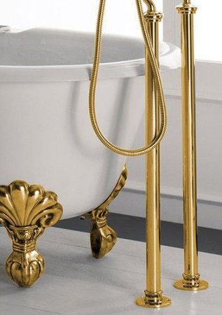 Чугунная ванна Devon&Devon Admiral 2MRADMIRALOTDD+IMBDEVON ножки золото