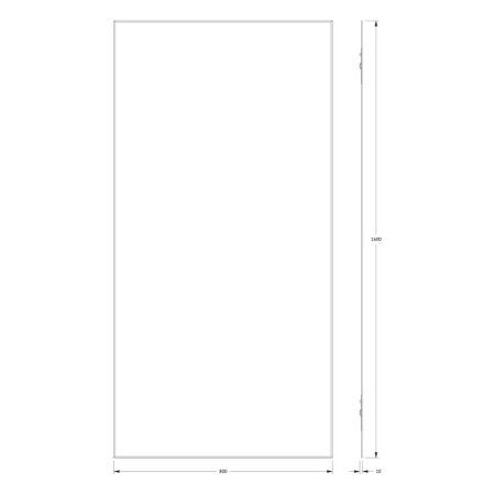 Зеркало Evoform Standard BY 0258 80x160