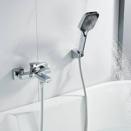 Смеситель для ванны однорычажный  Shevanik S9602, Хром