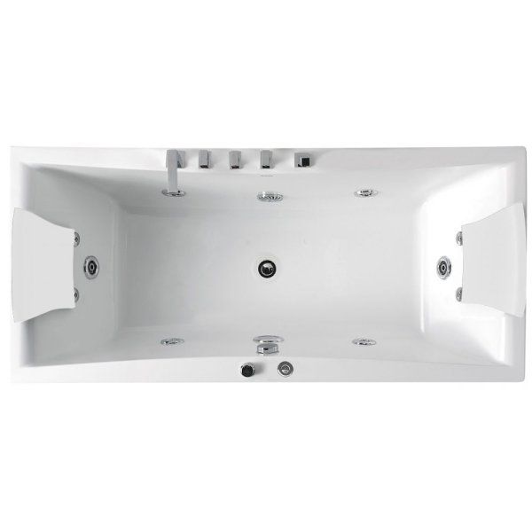 Акриловая ванна Gemy G9076 B с гидромассажем