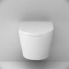 Унитаз подвесной FlashClean с сиденьем микролифт AM.PM Sense C741701SC, Белый