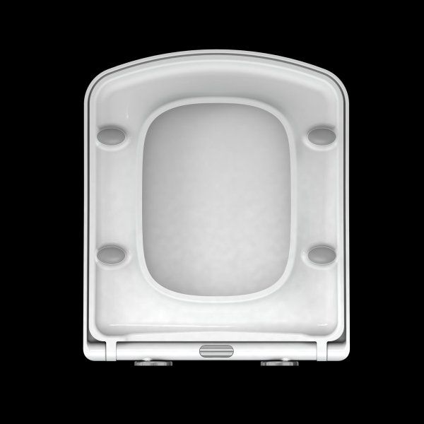 Крышка-сиденье для унитаза Allen Brau Liberty 4.33006.20 белый глянец