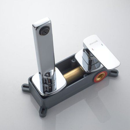 Смеситель для раковины однорычажный встроенный Shevanik S9941, Хром