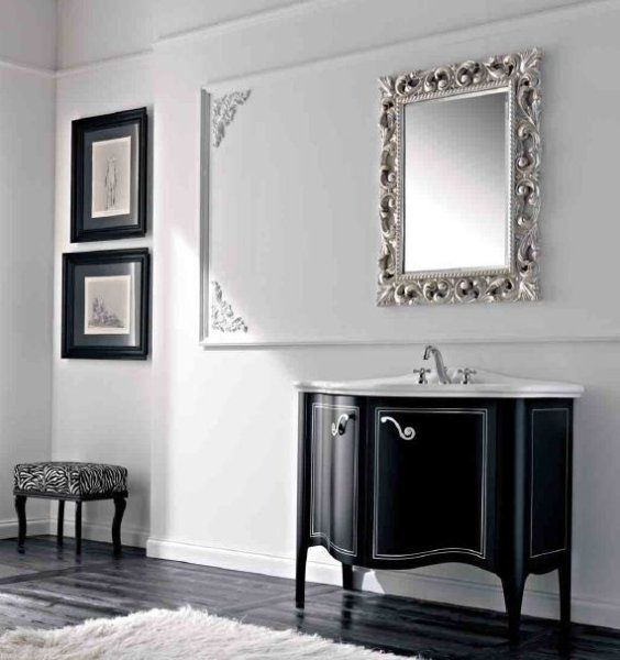 Мебель для ванной Tiffany World Bristol 71107 110 черная матовая