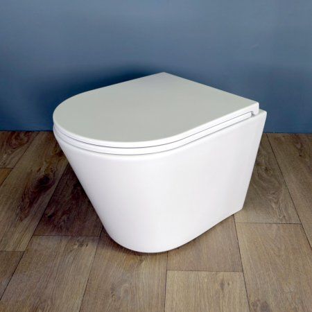 Унитаз подвесной Teymi Solli безободковый, сиденье микролифт T40201