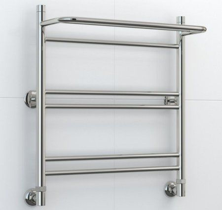 Полотенцесушитель водяной Стилье Универсал-56 60х50 с полкой, хром