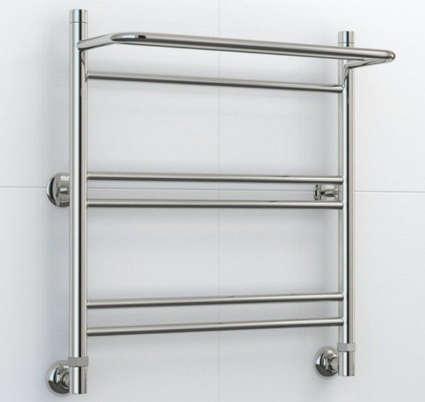 Полотенцесушитель водяной Стилье Универсал-56 60х50 с полкой, хром