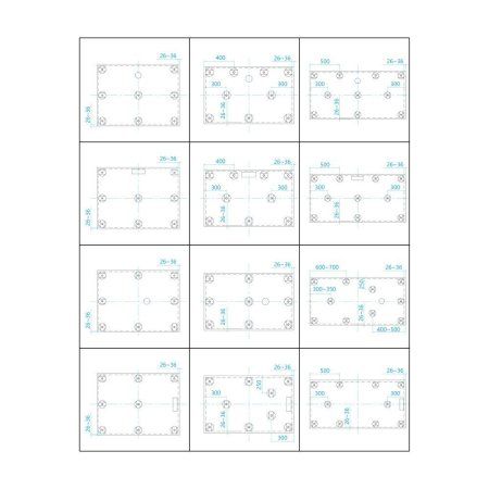 Ножки для поддона RGW N-01 (10)