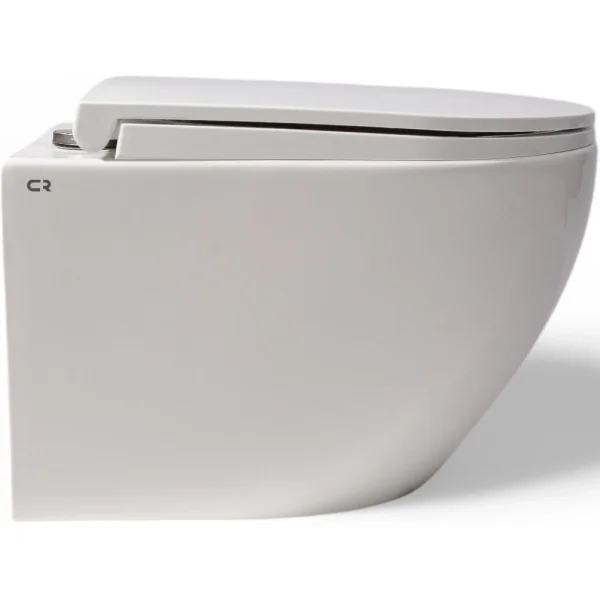 Унитаз подвесной Charus Estella EWC700-121WТ безободковый, торнадо, с сиденьем микролифт, белый