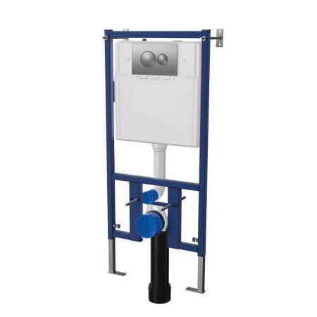 Инсталляция для подвесного унитаза Vincea VIS-450 белый/синий