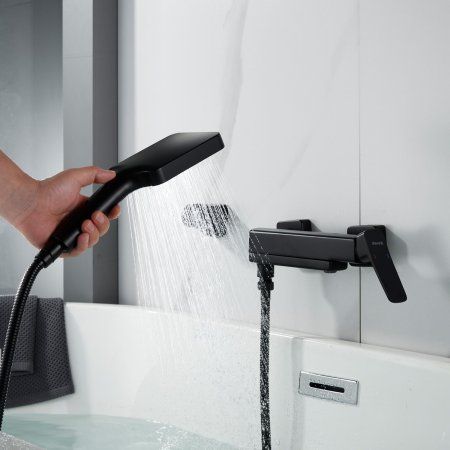 Смеситель для ванны Shevanik S9UN95BY2HJO, Черный