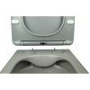 Унитаз подвесной Esbano Tiron-C безободковый, Matt Grey